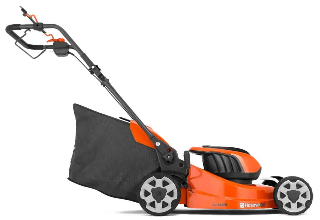 HUSQVARNA LC 142iS ar akumulatoru un lādētāju - skats 2